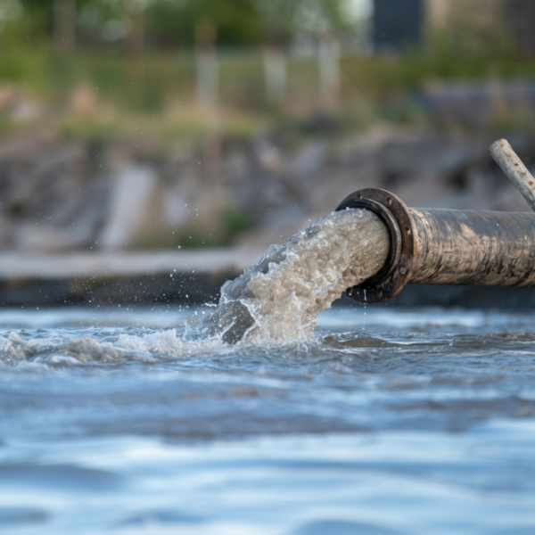 descargas de agua industriales
